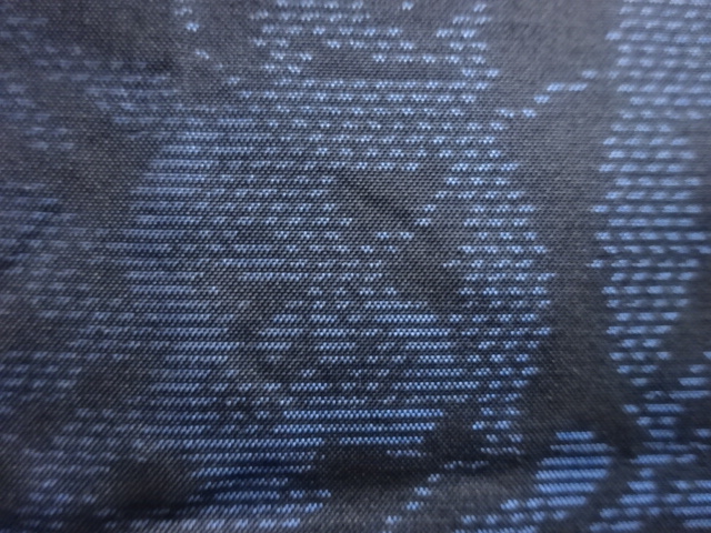 JAPANESE KIMONO / ANTIQUE KIMONO / SILK / DORO OSHIMA TSUMUGI / WOVEN FLORAL PLANTS